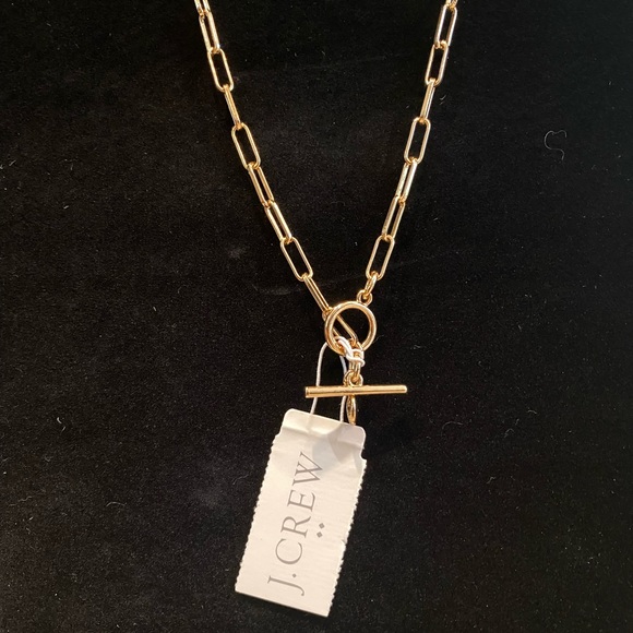 J. Crew Paperclip Toggle Necklace - Picture 14 of 16